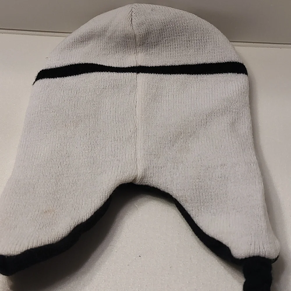 Star Wars Storm Trooper White Black Beanie Hat